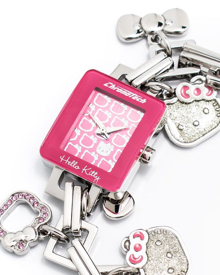 Chronotech Silver Stainless Steel Bracelet Watch