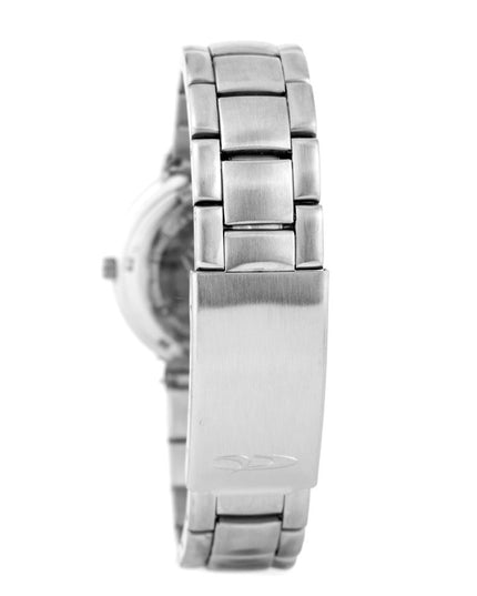 Chronotech Silver Stainless Steel Dress Watch