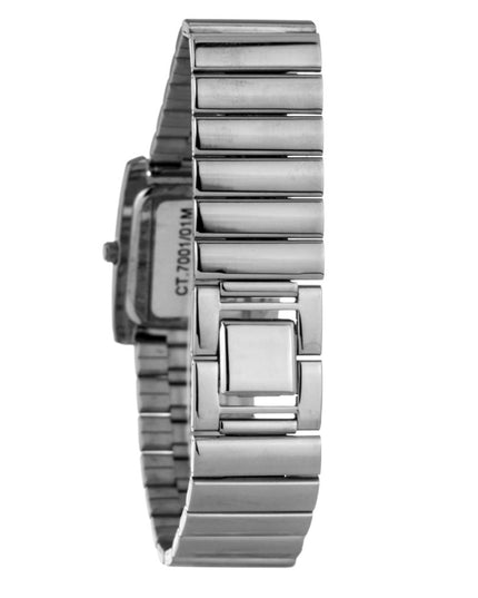 Chronotech Silver Stainless Steel Dress Watch
