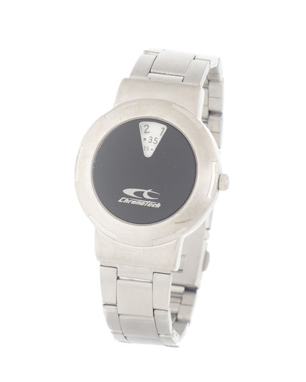 Chronotech Silver Stainless Steel Dress Watch
