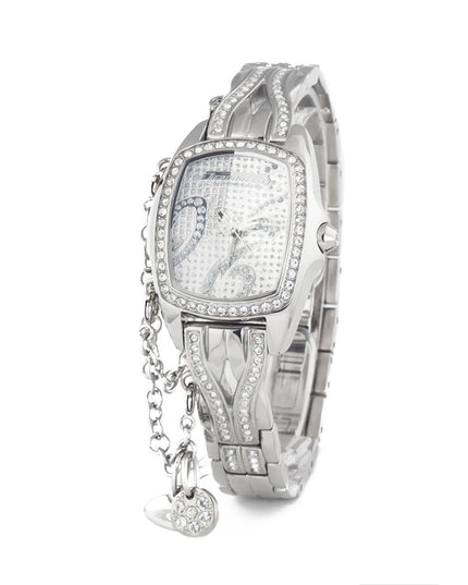 Chronotech Silver Stainless Steel Bracelet Watch