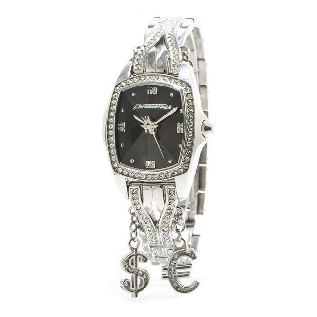 Chronotech Silver Stainless Steel Dress Watch