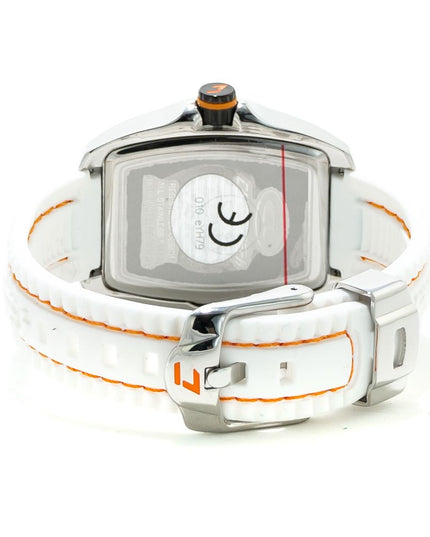 Chronotech White Rubber Dress Watch