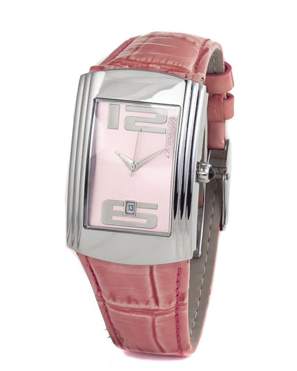 Chronotech Multicolor Leather Dress Watch