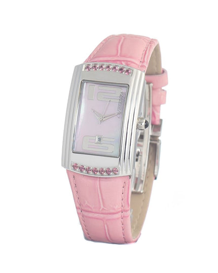 Chronotech Multicolor Leather Dress Watch
