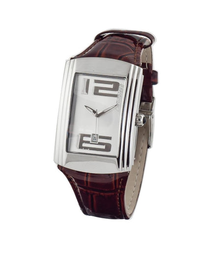 Chronotech Brown Leather Dress Watch