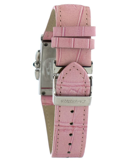 Chronotech Multicolor Leather Dress Watch