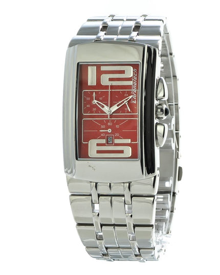 Chronotech Silver Stainless Steel Dress Watch