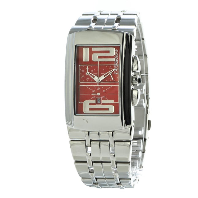 Chronotech Silver Stainless Steel Dress Watch