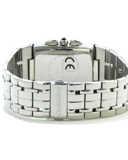 Chronotech Silver Stainless Steel Dress Watch
