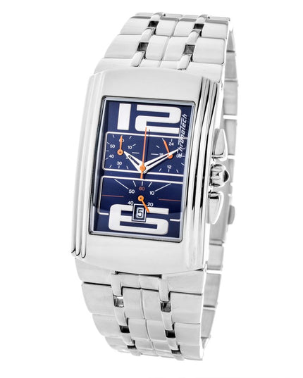 Chronotech Silver Stainless Steel Dress Watch