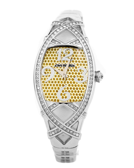 Chronotech Silver Stainless Steel Dress Watch