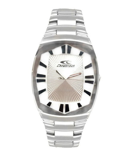 Chronotech Silver Stainless Steel Bracelet Watch