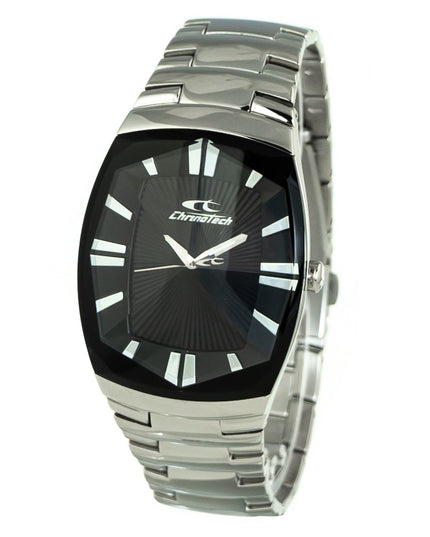 Chronotech Silver Stainless Steel Bracelet Watch