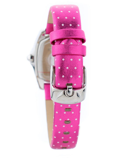 Chronotech Multicolor Leather Dress Watch
