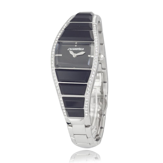 Chronotech Silver Stainless Steel Dress Watch
