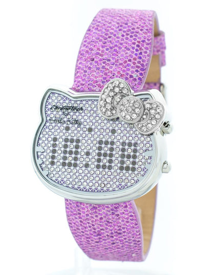 Chronotech Multicolor Leather Digital Watch