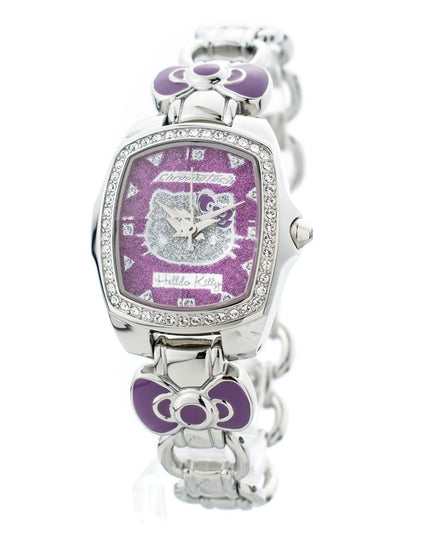 Chronotech Silver Stainless Steel Dress Watch