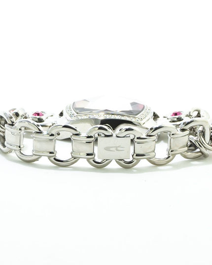 Chronotech Silver Stainless Steel Dress Watch