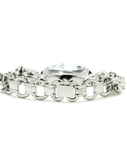 Chronotech Silver Stainless Steel Dress Watch