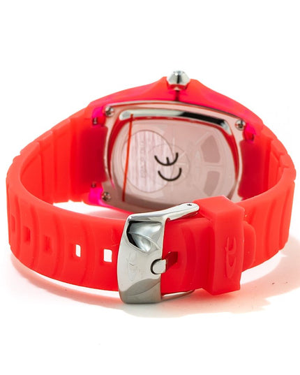 Chronotech Red Rubber Dress Watch