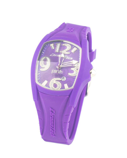 Chronotech Purple Rubber Dress Watch