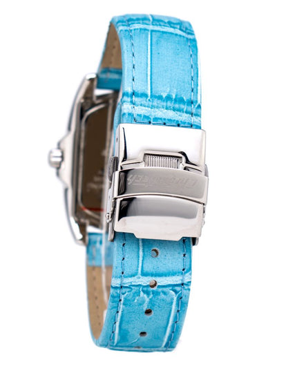 Chronotech Blue Leather Dress Watch