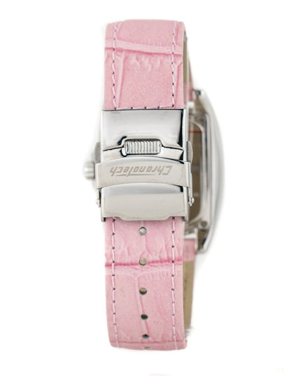 Chronotech Multicolor Leather Dress Watch