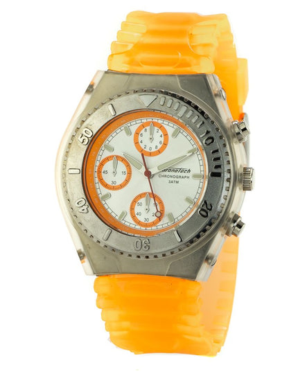 Chronotech Orange Rubber Sport Watch