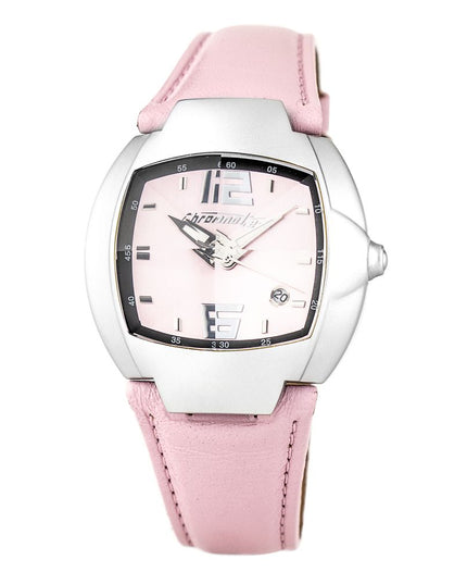 Chronotech Multicolor Leather Dress Watch