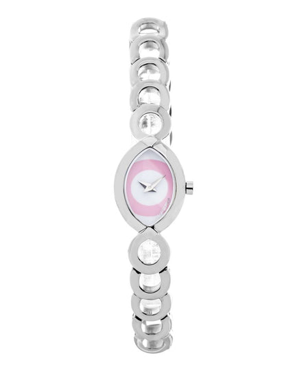 Chronotech Silver Stainless Steel Dress Watch