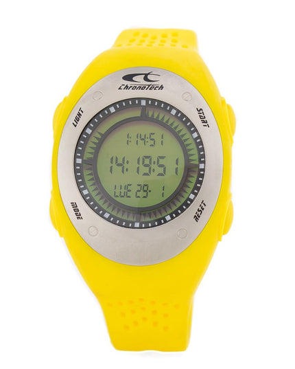Chronotech Yellow Rubber Digital Watch