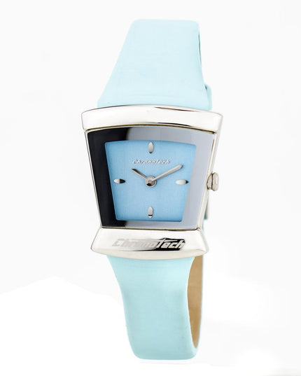 Chronotech Blue Leather Dress Watch