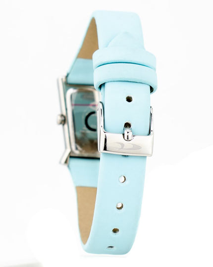 Chronotech Blue Leather Dress Watch