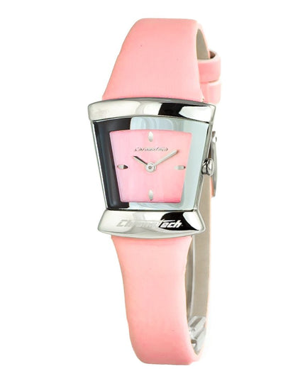 Chronotech Multicolor Leather Dress Watch