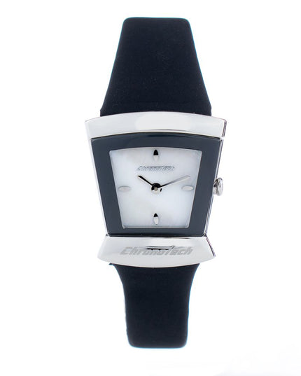 Chronotech Blue Leather Dress Watch