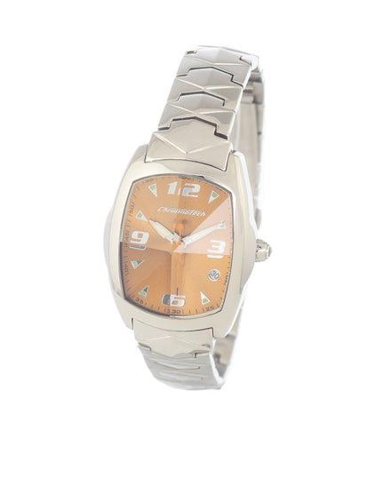 Chronotech Silver Stainless Steel Dress Watch
