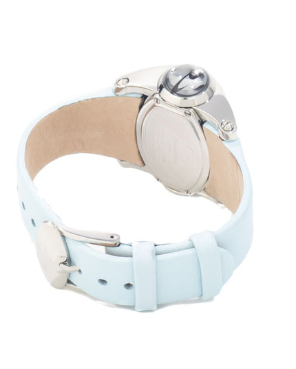 Chronotech Blue Leather Dress Watch