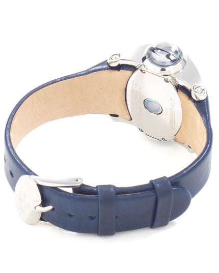 Chronotech Blue Leather Dress Watch
