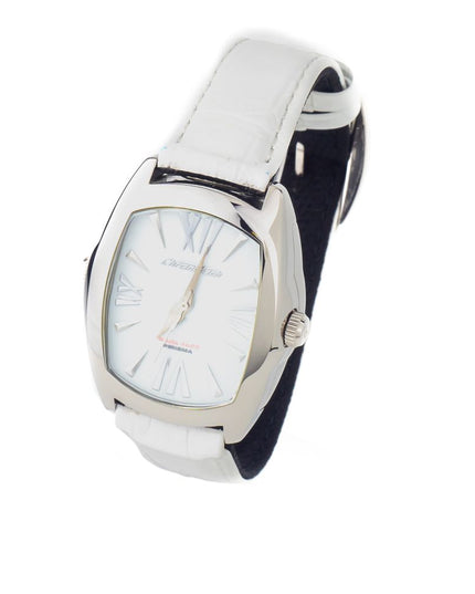 Chronotech Black Leather Dress Watch