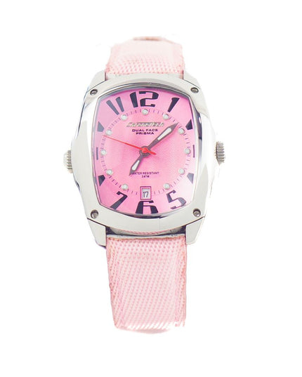 Chronotech Multicolor Leather Dress Watch