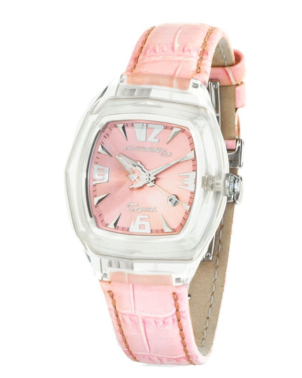 Chronotech Multicolor Leather Dress Watch