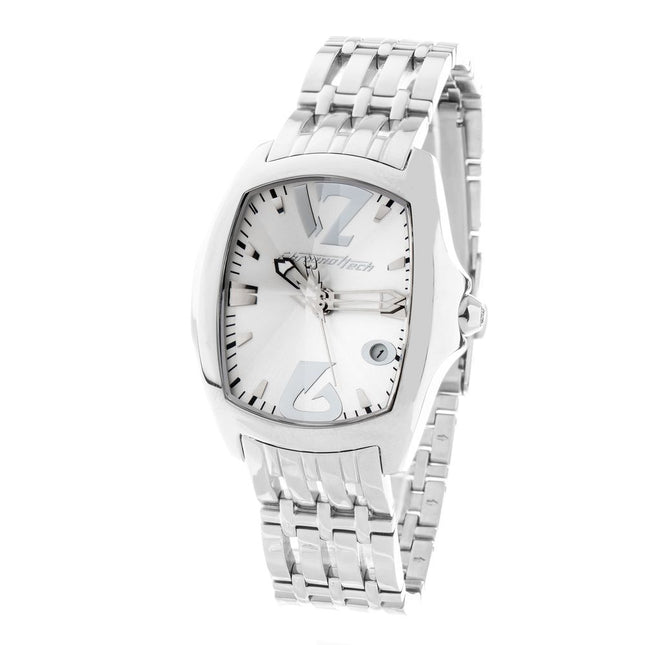 Chronotech Silver Stainless Steel Dress Watch