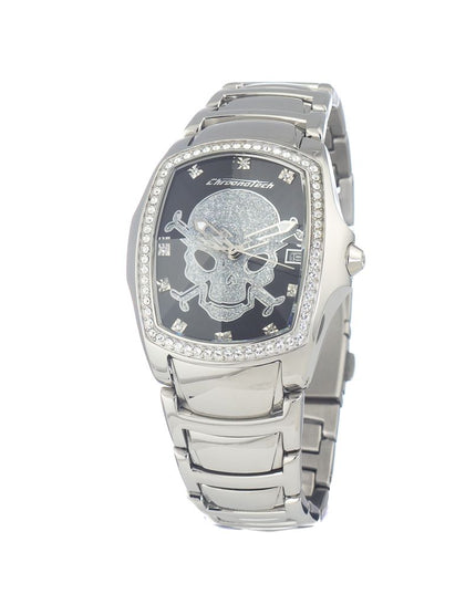 Chronotech Silver Stainless Steel Dress Watch
