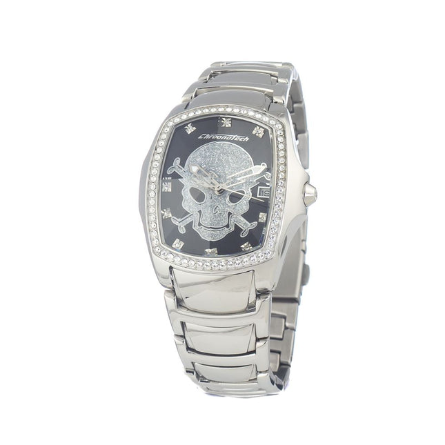Chronotech Silver Stainless Steel Dress Watch