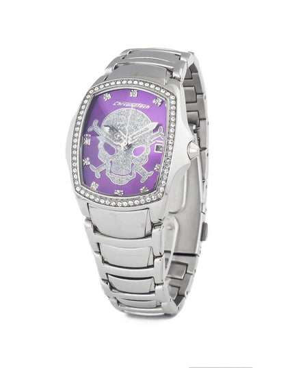 Chronotech Silver Stainless Steel Dress Watch