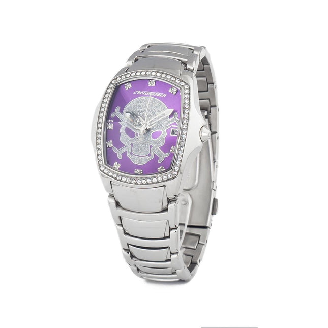 Chronotech Silver Stainless Steel Dress Watch