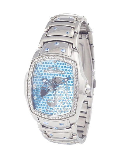 Chronotech Silver Stainless Steel Dress Watch