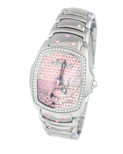 Chronotech Silver Stainless Steel Dress Watch