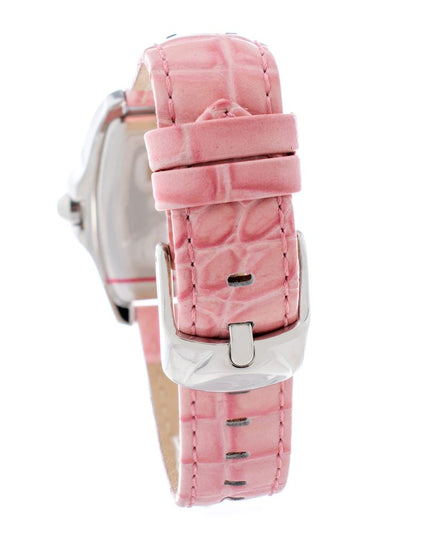Chronotech Multicolor Leather Dress Watch